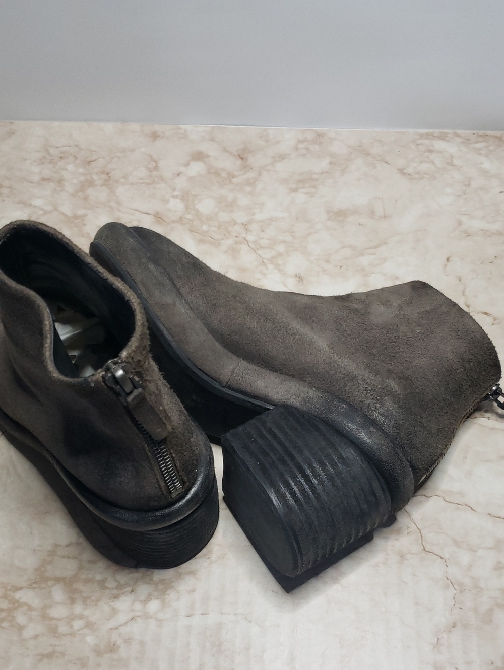 Marsell Women's Suede Ankle Boot in Dark Brown Size 35 - Picture 6 of 10